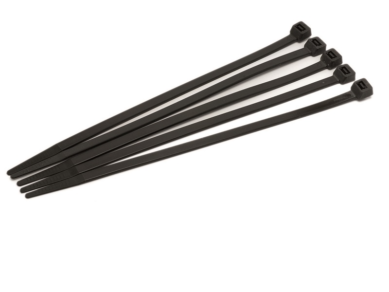 Стяжка 4,8х200мм (уп.100) черная TM GUNSAN