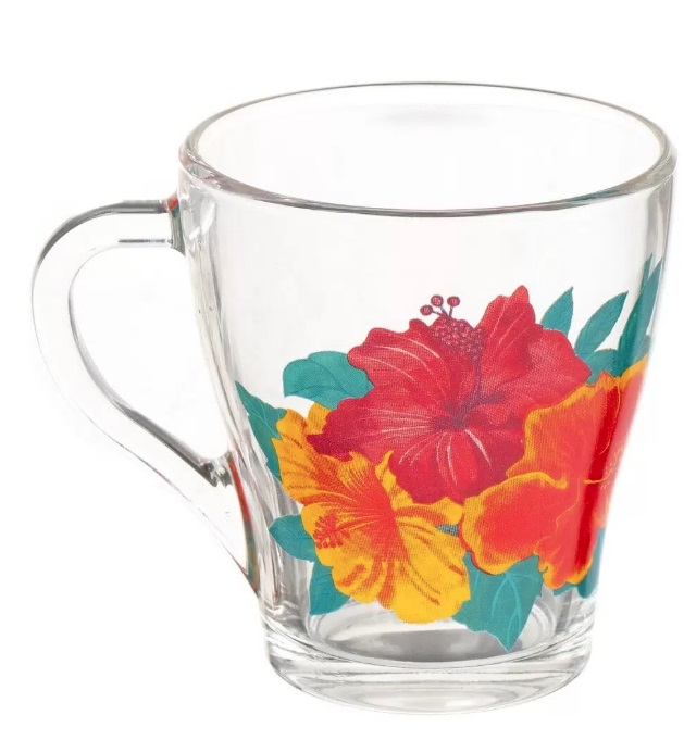 Кружка 250мл Грация 13с1649 Гибискусы