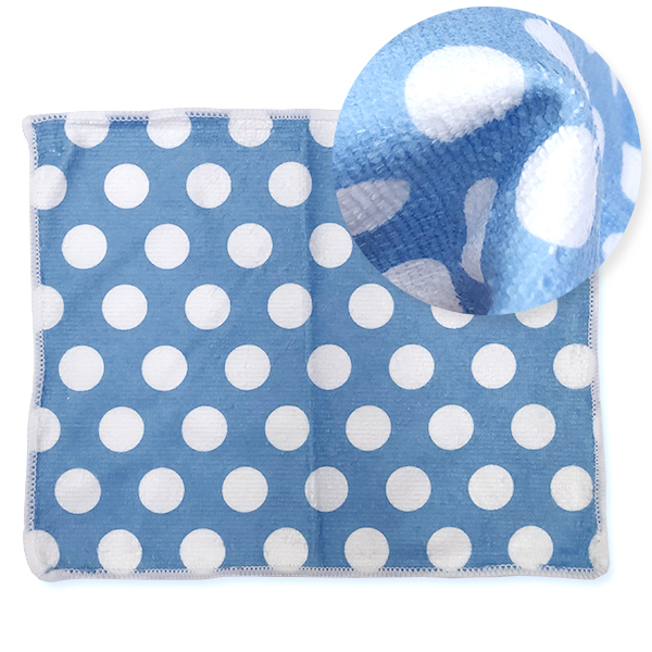 Салфетка кухонная м/ф.30х30 горошек YN-4