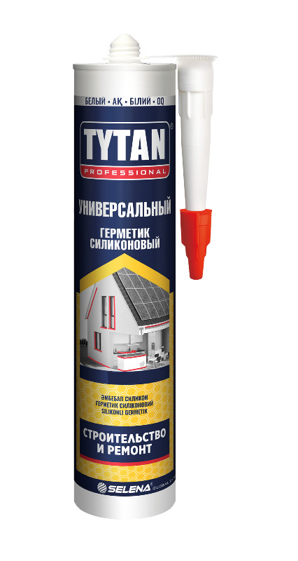 Герметик силиконовый универсальный (белый) Tytan Profesional 280 гр. (24 шт/уп)