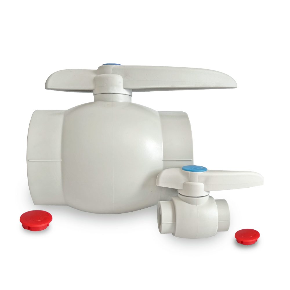 Кран PP-R шаровый (Полнопроходной) d.50 (20/1) ТМ ASG
