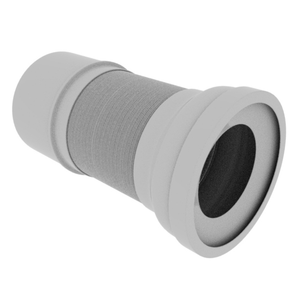 Гофротруба для унитаза с выпуском 110мм (30 шт/уп) L = 200-500мм PM 42 GY 10 02 ТМ PLM