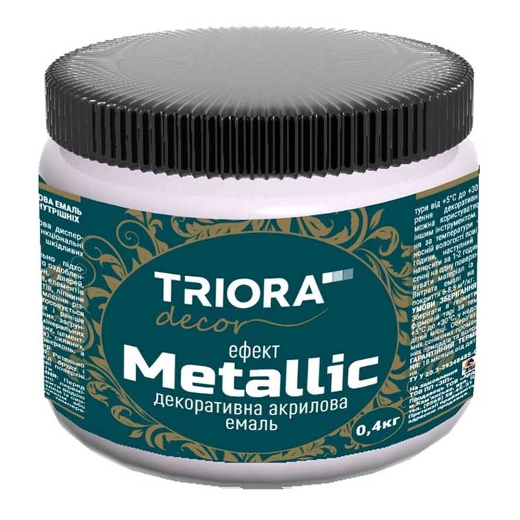 Эмаль декоративная акриловая Хамелеон 0,4кг ТМ «Triora» (уп.10шт)