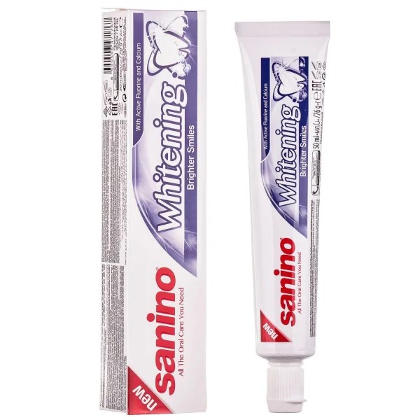 З.п.SANINO отбеливающая 100мл