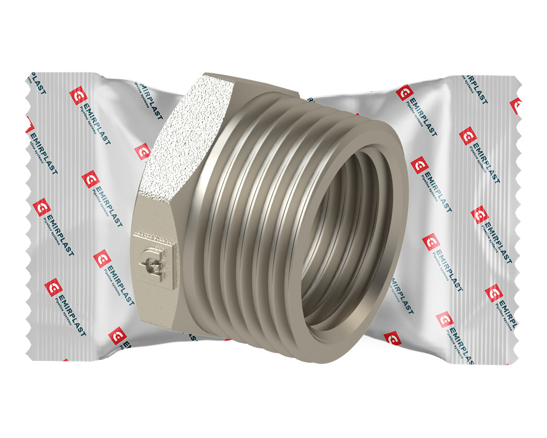 Футорка 1/2- 3/8 п/м (250/1) ТМ Emirplast