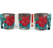 Набор стаканов 250мл 6ед. (05с1249) Ода, Гибискусы