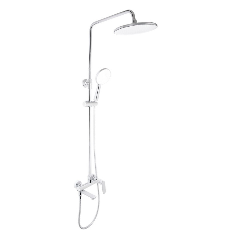 Душевая система (3 в1) латунь Evia (QTEVI111CRM47583) ТМ Qtap