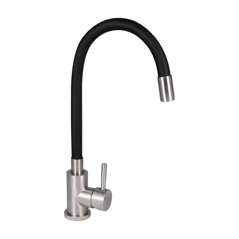 Смеситель одноручный, гибкий, для кухни (Aria 015F3) ТМ Lidz