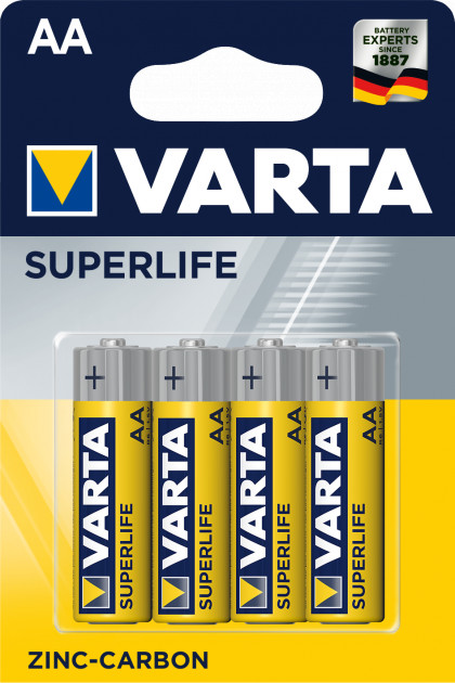 Батарея ZINC-CARBON SUPERLIFE MIGNO AA (блистер 4шт)