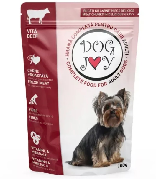 Корм DOG JOY телятина, 100гр