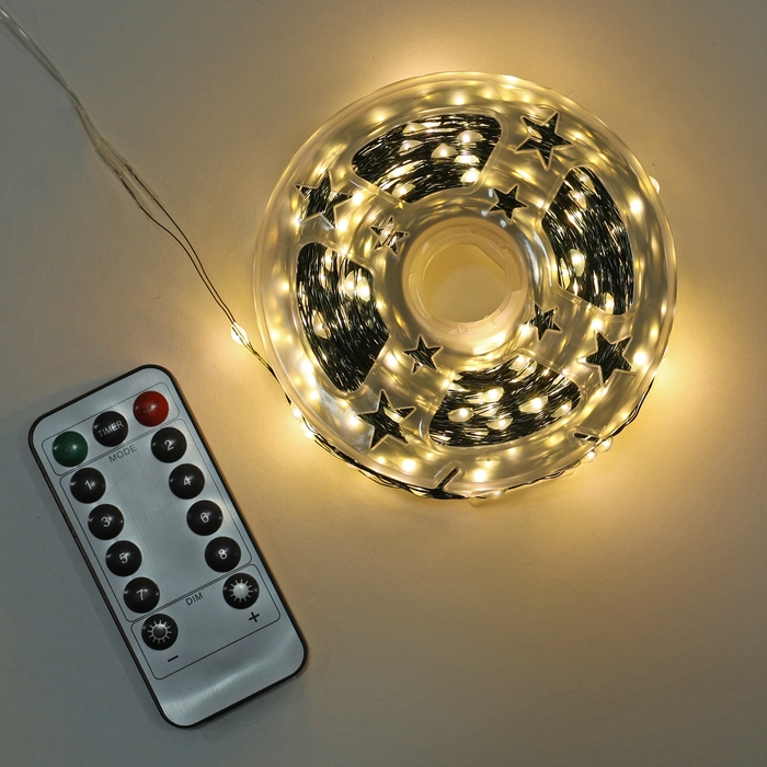 Гирлянда светодиодная - свет белый,100м (25314-24W) ТМ Global Christmas