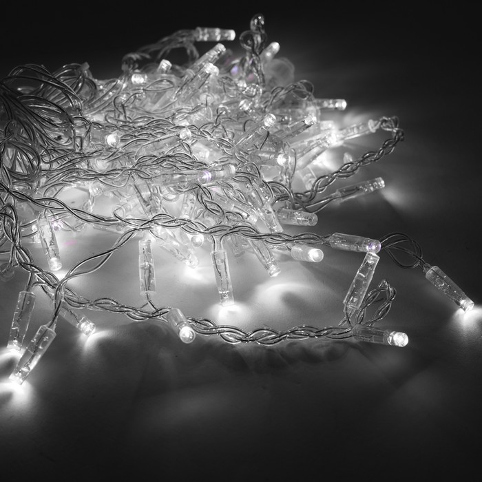 Гирлянда светодиодная - штора, свет белый, 3м х 1м (6361-387W) ТМ Global Christmas